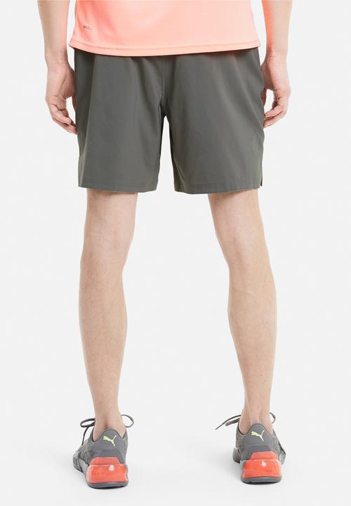 PUMA - Ignite blocked 7" short - grey & peach