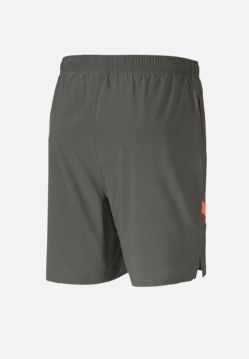 PUMA - Ignite blocked 7" short - grey & peach