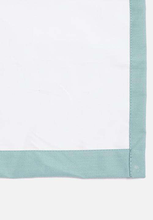 Sixth Floor - Eyelet cross-linen 100% blockout - blue