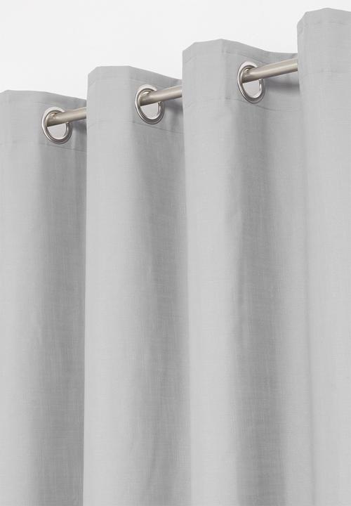 Sixth Floor - Eyelet cross-linen 100% blockout - grey