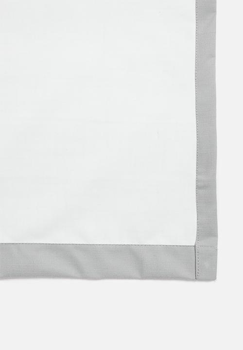 Sixth Floor - Eyelet cross-linen 100% blockout - grey