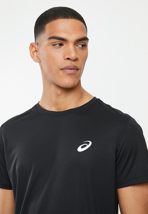 ASICS - Silver short sleeve top - black