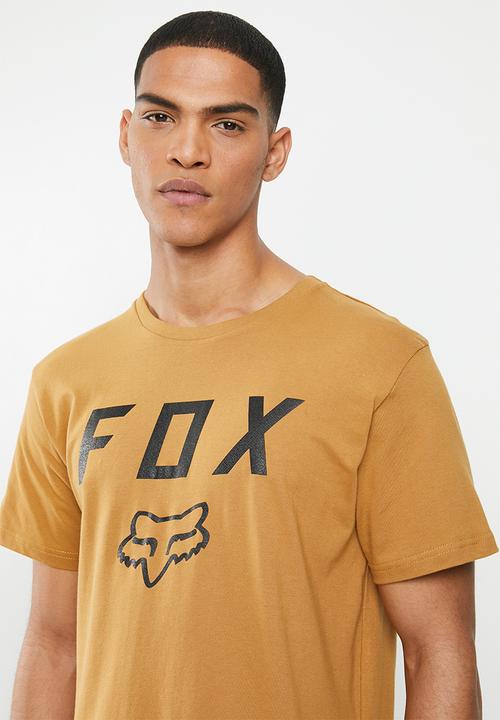Fox - Legacy moth short sleeve tee - mustard