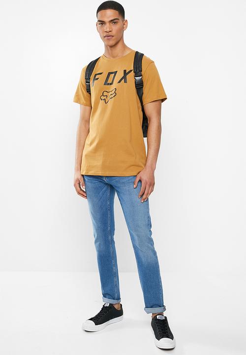 Fox - Legacy moth short sleeve tee - mustard