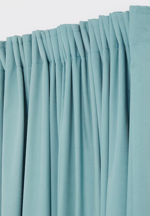 Sixth Floor - Taped cross-linen blockout - blue