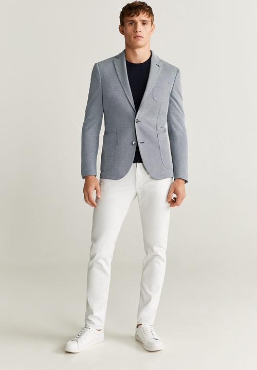 MANGO - Sanday blazer - grey