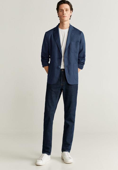 MANGO - Bislave blazer - navy
