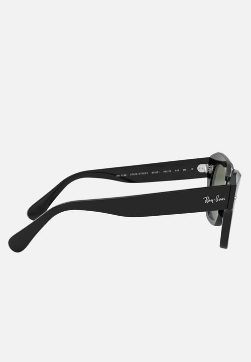 Ray-Ban - State street sunglasses 49mm - black & green