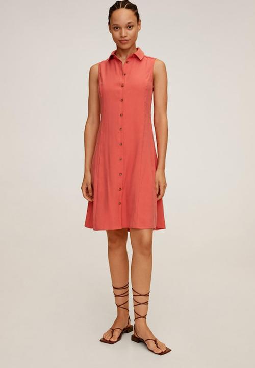 MANGO - Dress bowie - coral