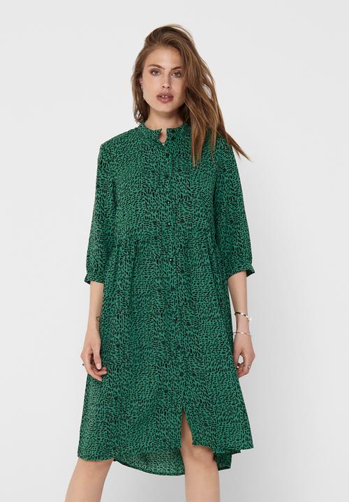 Jacqueline de Yong - Monica 3/4 dress - green 