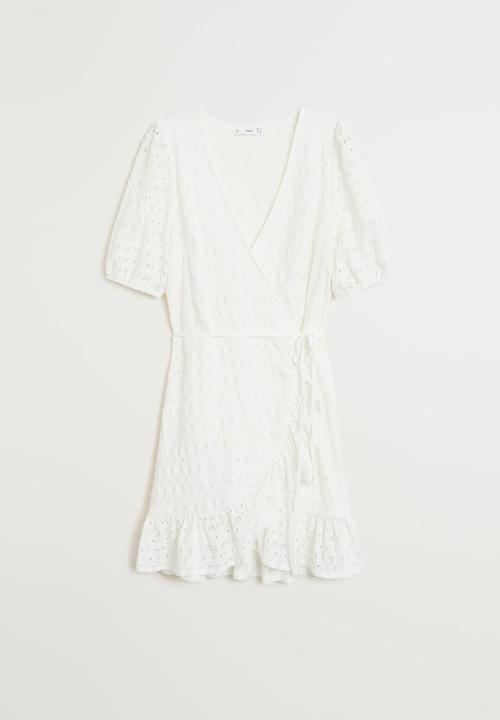 MANGO - Dress pilar - white