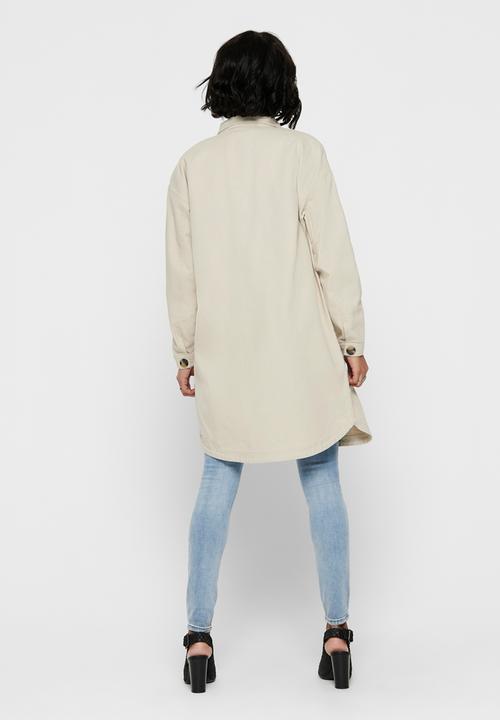 Jacqueline de Yong - Slam worker pocket shirt - beige 