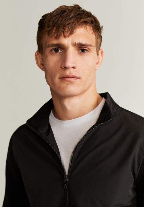 MANGO - Mayfair contrast fabricated Jacket