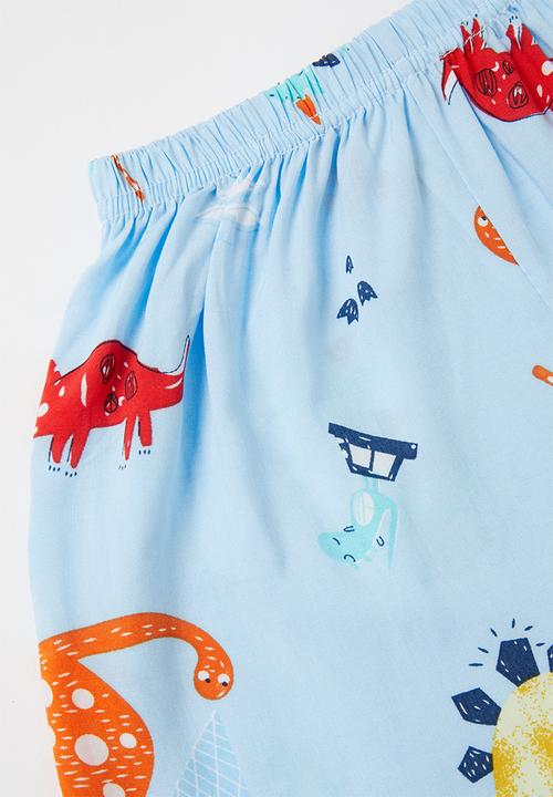 Pop Candy - Boys woven pj set - blue