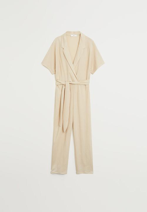 MANGO - Jumpsuit thalia - light beige