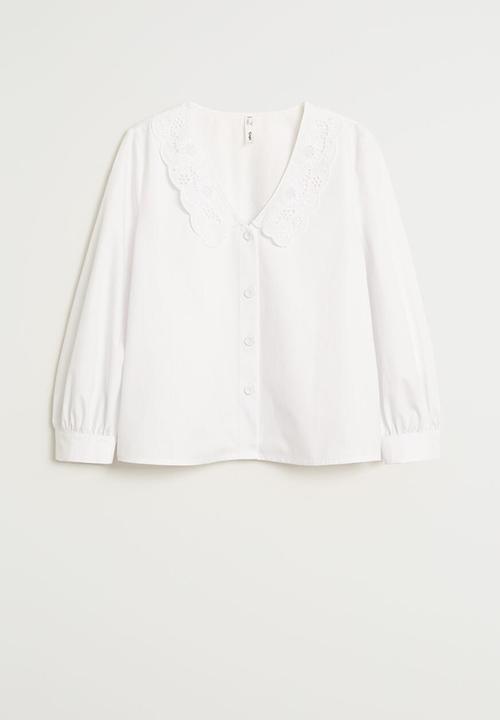 MANGO - Blouse bebe - white