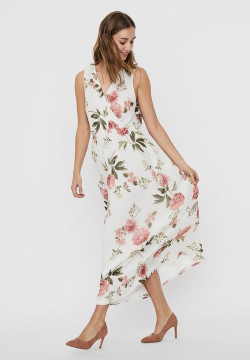 Vero Moda - Lucca sleeveless ankle dress - stone