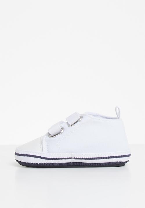 Pop Candy - Baby girl strap sneaker - white