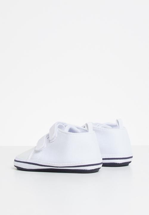 Pop Candy - Baby girl strap sneaker - white