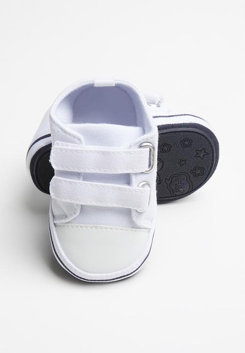 Pop Candy - Baby girl strap sneaker - white