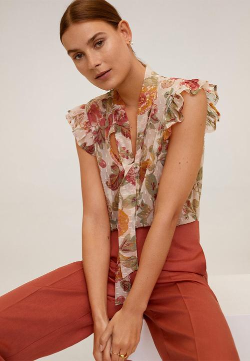 MANGO - Blouse barbel - multi