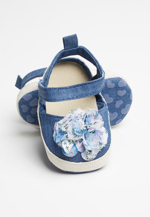 Pop Candy - Girls denim espadrille - blue
