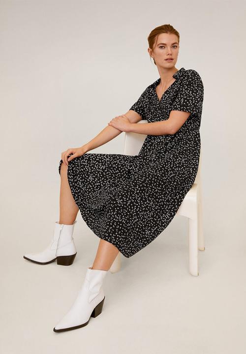 MANGO - Dress phoebe - black