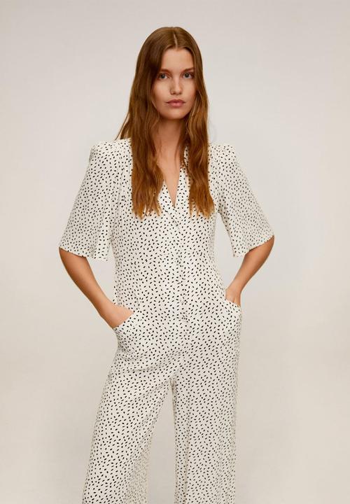 MANGO - One-piece suit luni - white