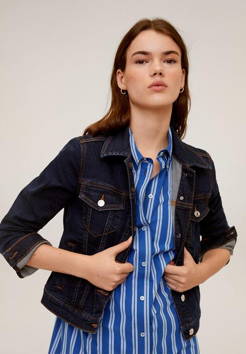 MANGO - Hockey-h dress - navy