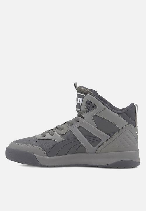 PUMA - Puma backcourt mid - dark shadow-ebony-ultra gray-puma white-puma silver
