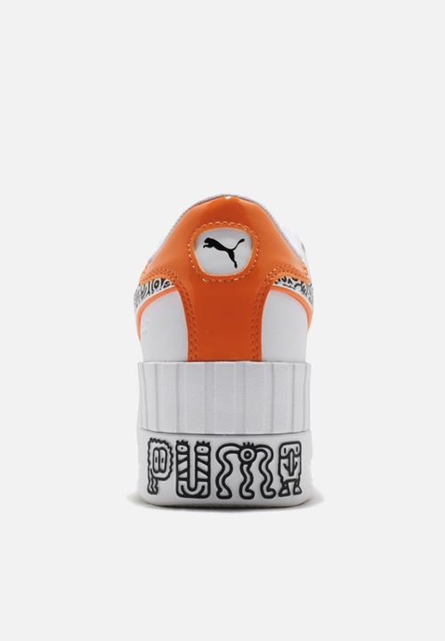 PUMA Select - Cali Wedge Mr Doodle - puma white-puma black-dragon fire