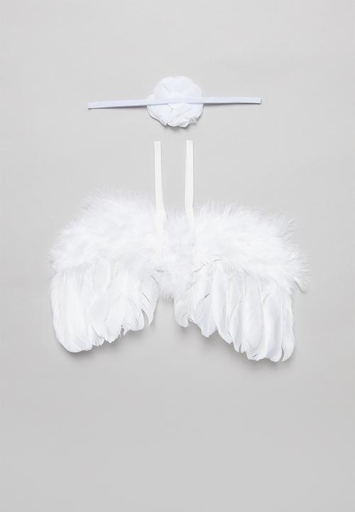 Pop Candy - Wings & headband set - white 