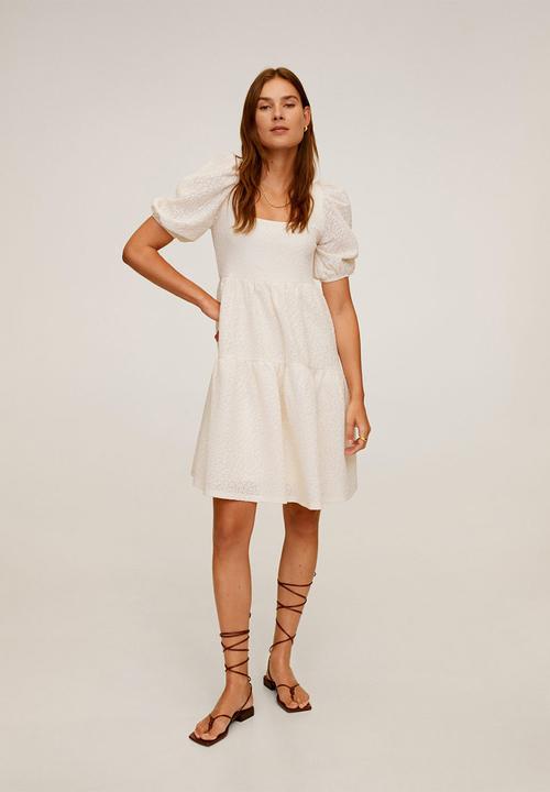 MANGO - Dress stuart - off white 