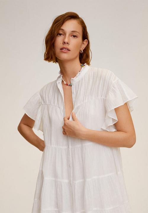 MANGO - Cicilia dress - natural white