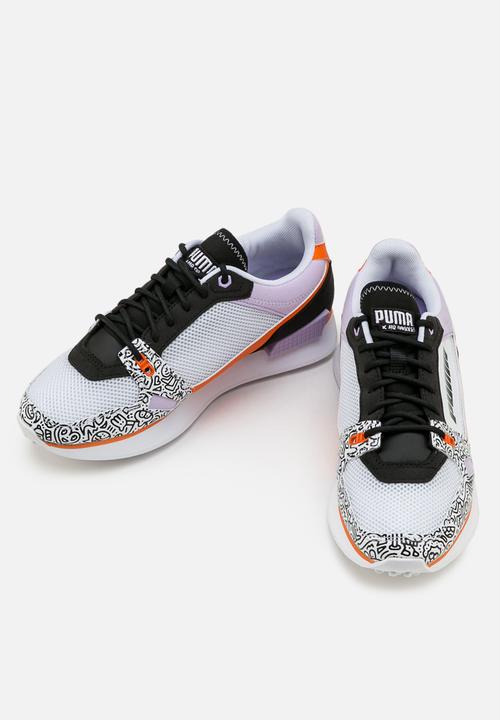 PUMA Select - Mile Rider Mr Doodle - puma white-puma black-dragon fire