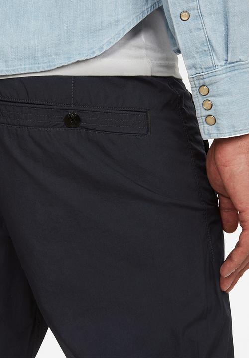 G-STAR - 3D relaxed fit cuffed trainer pants - navy