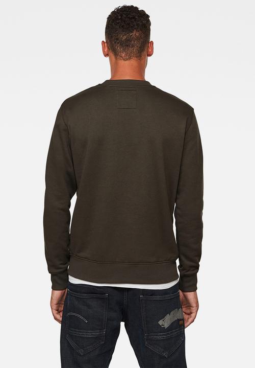 G-STAR - Raw block raster long sleeve top - asfalt 