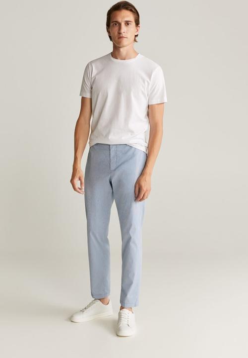 MANGO - Tony trousers - blue