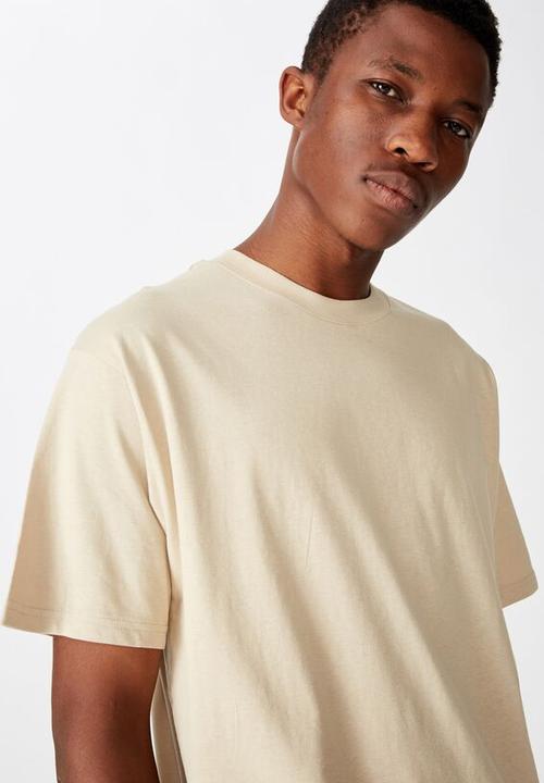 Cotton On - Essential skate tee - stone clay