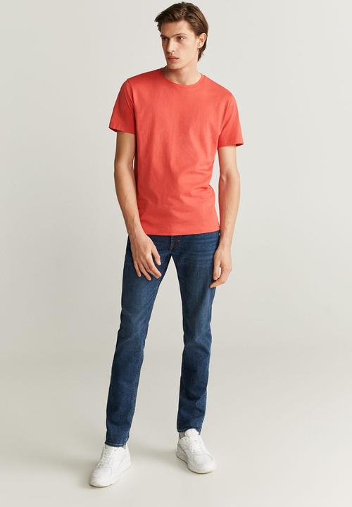 MANGO - Cherlo T-shirt - light orange 