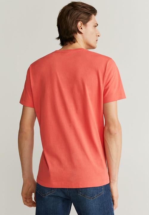 MANGO - Cherlo T-shirt - light orange 