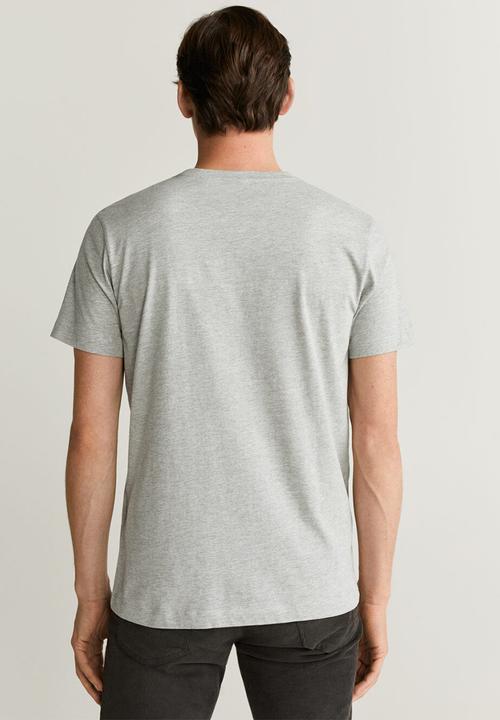 MANGO - Cherlo T-shirt - light grey