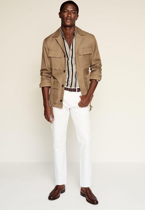 MANGO - Rusk shirt - light beige
