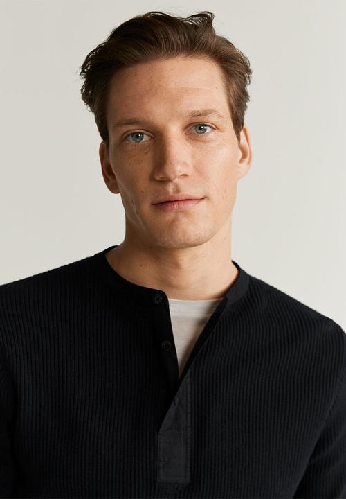 MANGO - Hour sweater - black