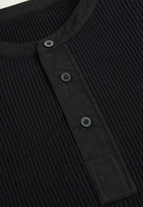MANGO - Hour sweater - black