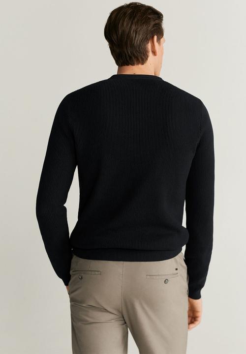 MANGO - Hour sweater - black
