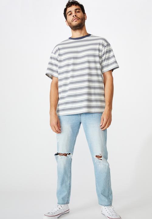 Cotton On - Dylan tee - white & navy 