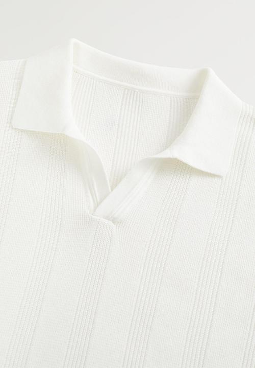 MANGO - Bob polo shirt - natural