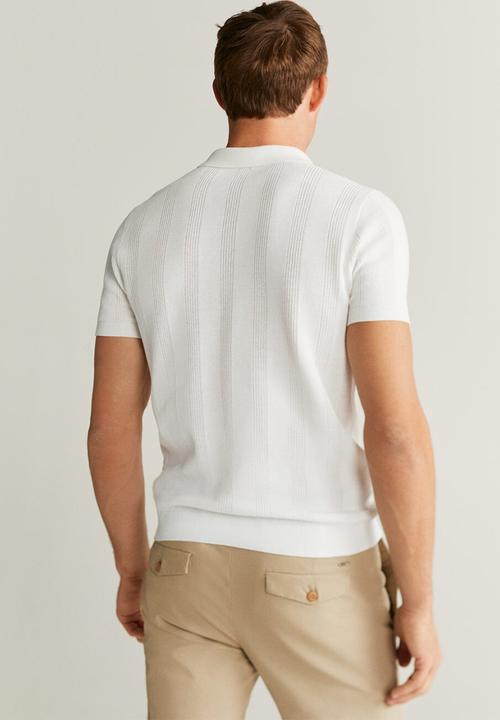 MANGO - Bob polo shirt - natural
