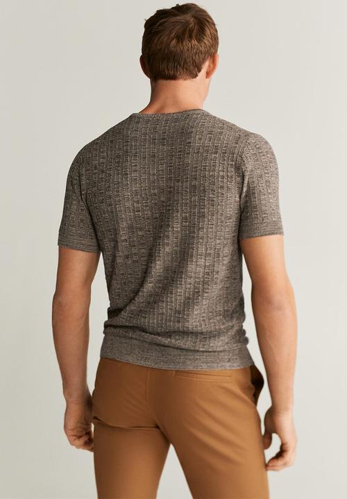 MANGO - Camilo sweater - brown